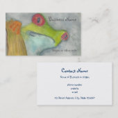 Carte De Visite Grenouille des arbres (Devant / Derrière)