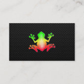 Carte De Visite Grenouille lisse (Dos)