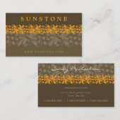 CARTE DE VISITE :: grès à motif 5 (Devant / Derrière)