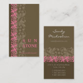 CARTE DE VISITE :: grès à motif P2 (Devant / Derrière)