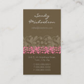 CARTE DE VISITE :: grès à motif P2 (Dos)