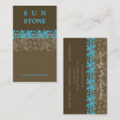 CARTE DE VISITE :: grès à motif P4 (Devant / Derrière)