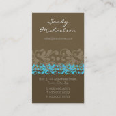 CARTE DE VISITE :: grès à motif P4 (Dos)