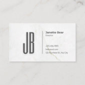 Carte de visite Grey (Dos)