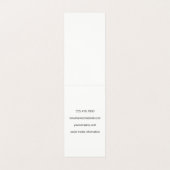 Carte De Visite Grey Chevron contemporain (Intérieur déplié)