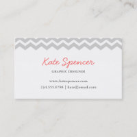 Grey Chevron et Polka Dot