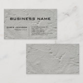 Carte De Visite Grey Wall tendance Stylish Consultant (Devant / Derrière)