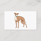 Carte De Visite Greyhound dog (Dos)