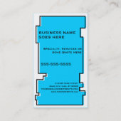 Carte De Visite gribouillis de fleur (Dos)