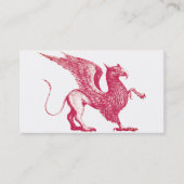 Carte De Visite Griffin Rouge Ou Griffin (Devant)
