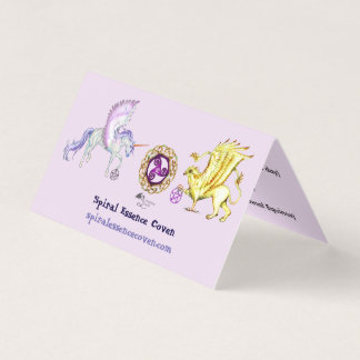 Carte De Visite Griffon mignon de poney de cheval de Pegasus de