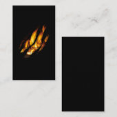 Carte De Visite Grill de la viande et du barbecue (Devant / Derrière)