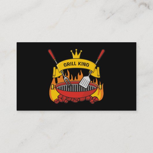 Carte De Visite Grill King (Dos)