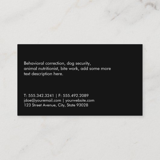 Carte De Visite Grill Master BBBQ Pit Grungy Speckée (Dos)