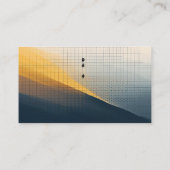 Carte De Visite Grille avec formes et points (Dos)