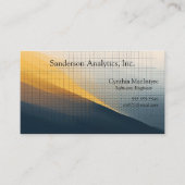 Carte De Visite Grille avec formes et points (Devant)