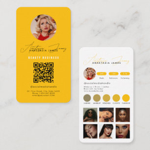 Carte De Visite Grille d'alimentation de l'influent Médias sociaux