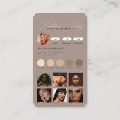 Carte De Visite Grille d'alimentation d'Influencer Médias sociaux  (Dos)