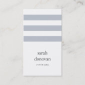 Carte De Visite Grille d'ardoise moderne (Devant)