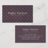 Carte De Visite Grille de clôture métallique, rustique (Devant / Derrière)