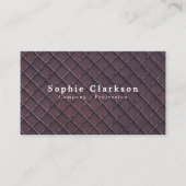 Carte De Visite Grille de clôture métallique, rustique (Devant)