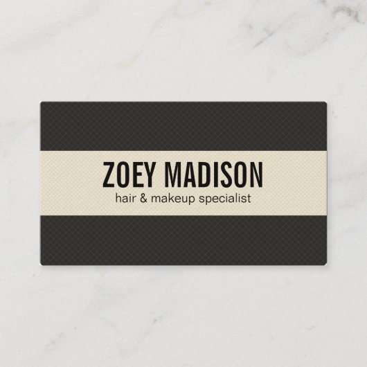 Carte De Visite Grille et Motif d'échelle 2 (Devant)