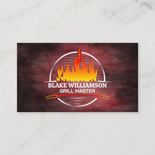Carte De Visite Grille incendie   Restaurant