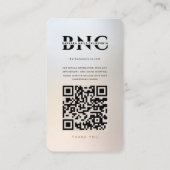 Carte De Visite Grille Instagram Silver Gold Artist (Dos)