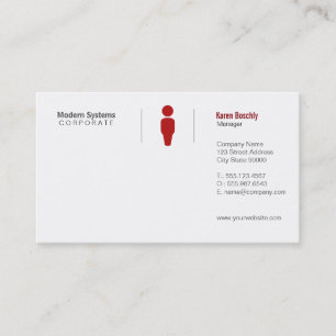 Carte De Visite Grille simple