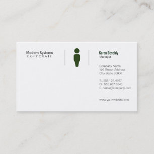 Carte De Visite Grille simple
