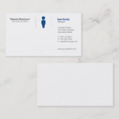 Carte De Visite Grille simple (Devant / Derrière)