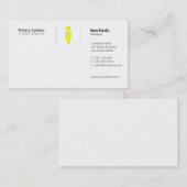 Carte De Visite Grille simple (Devant / Derrière)