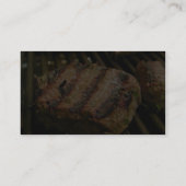 Carte De Visite Griller de dîner de nourriture de biftecks (Dos)