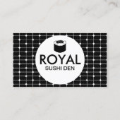 Carte De Visite grilles de sushi (Dos)