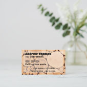 Carte De Visite Grinçage de souche (Debout devant)