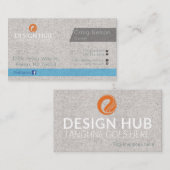 Carte de visite gris (Devant / Derrière)