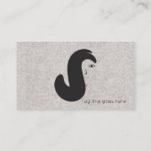 Carte de visite gris (Dos)