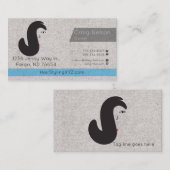 Carte de visite gris (Devant / Derrière)