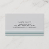 Carte De Visite Gris d'ardoise gris simple (Dos)