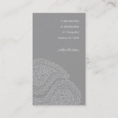 Carte De Visite gris de 311-Myah Paisley | (Dos)