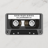 Carte De Visite Gris de bande de mélange (Dos)