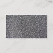 Carte de visite gris de caoutchouc mousse (Dos)