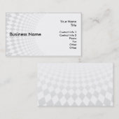 Carte de visite gris de diamants (Devant / Derrière)