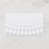Carte de visite gris de diamants (Dos)