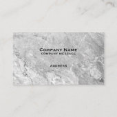 Carte de visite gris de granit (Dos)