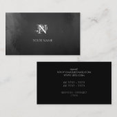 Carte De Visite Gris de Nouveau (Devant / Derrière)