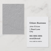 Carte De Visite Gris épais (Devant / Derrière)