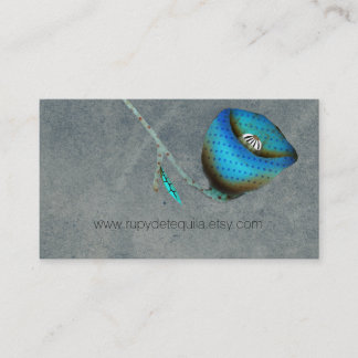 Carte De Visite Gris et bleu