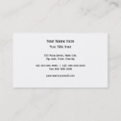 Carte De Visite Gris et noir (Dos)