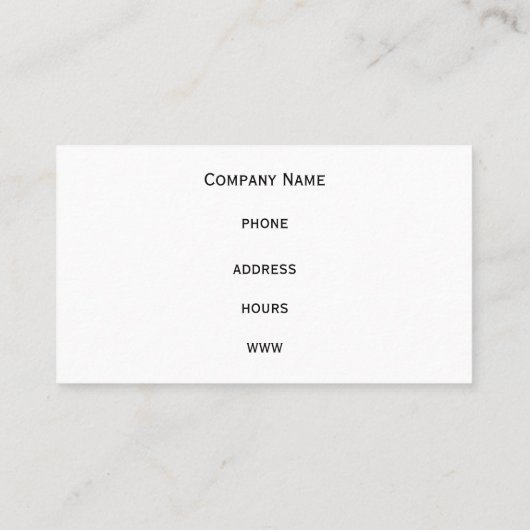 Carte de visite gris et orange (Dos)